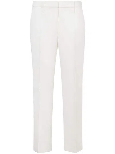 Proenza Schouler Mid-rise Tailored Trousers In White