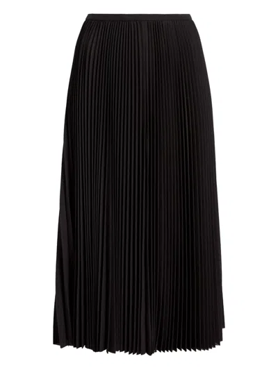 Proenza Schouler Straight-waistband Midi Pleated Skirt In Brown