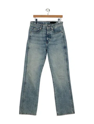 Pre-owned Proenza Schouler Straight-leg Jeans In Blue