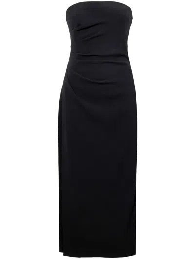 Proenza Schouler Shira Strapless Matte Dress In Black