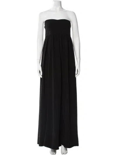 Pre-owned Proenza Schouler Strapless Mini Dress In Black