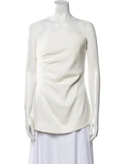 Pre-owned Proenza Schouler Strapless Tunic In Neutral