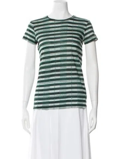 Pre-owned Proenza Schouler Striped Crew Neck T-shirt In Multi