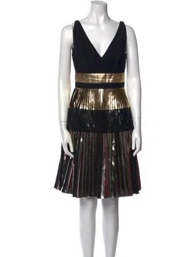 Pre-owned Proenza Schouler Striped Knee-length Dress In Multi