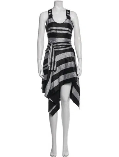 Pre-owned Proenza Schouler Striped Mini Dress In Multi