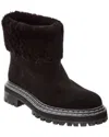 Proenza Schouler Suede & Shearling Boot In Black