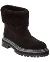 Proenza Schouler Suede & Shearling Boot In Black