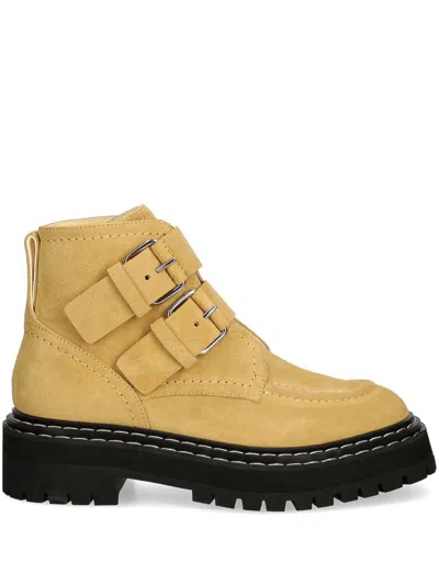 PROENZA SCHOULER SUEDE BIKER BOOTS