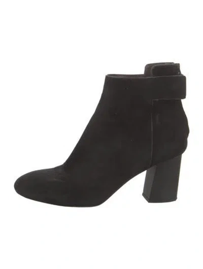 Pre-owned Proenza Schouler Suede Boots In Black