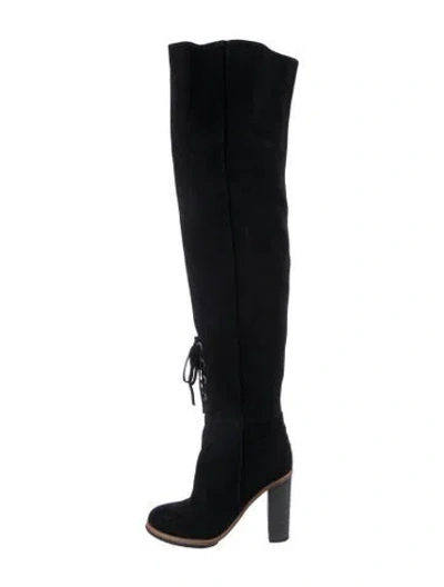 Pre-owned Proenza Schouler Suede Boots In Black