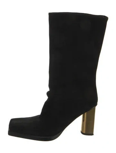 Pre-owned Proenza Schouler Suede Boots In Black