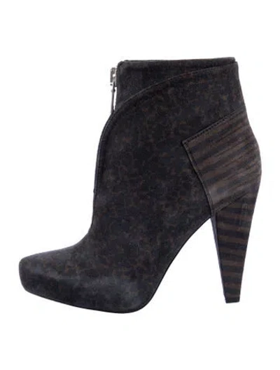 Pre-owned Proenza Schouler Suede Boots In Blue