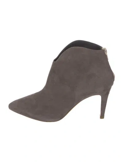 Pre-owned Proenza Schouler Suede Boots In Gray