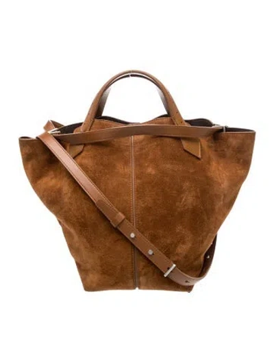 Pre-owned Proenza Schouler Suede Bucket Bag In Brown