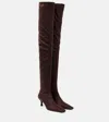 Proenza Schouler Suede Over-the-knee Boots In Brown