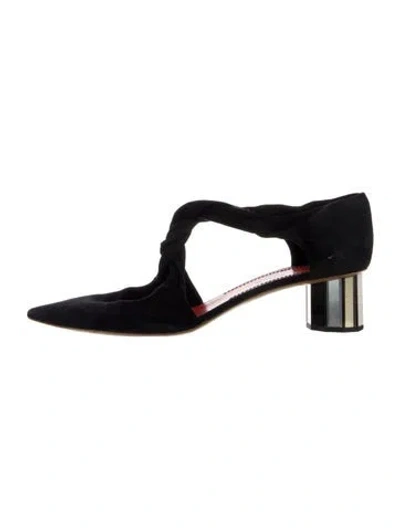 Pre-owned Proenza Schouler Suede Pumps In Blue