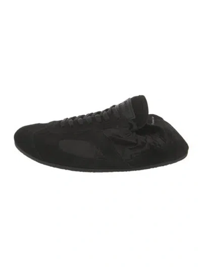 Pre-owned Proenza Schouler Suede Sneakers In Black