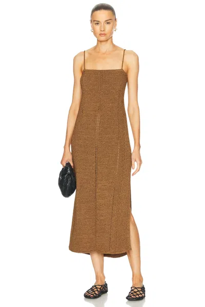 Proenza Schouler Suki Dress In Brown