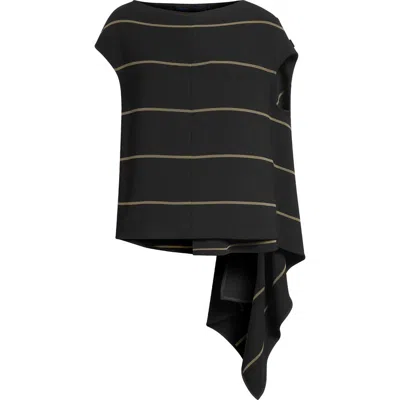 PROENZA SCHOULER PROENZA SCHOULER SUTTON STRIPE DRAPED KNIT TOP