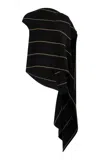 Proenza Schouler Sutton Striped Bi-stretch Top