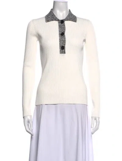 Pre-owned Proenza Schouler Sweater In White