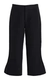 Proenza Schouler Tal Cotton-wool Pants In Black