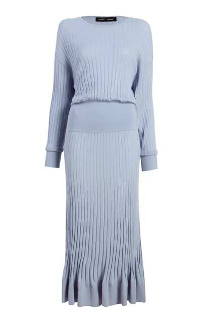 Proenza Schouler Talia Merino Sweater In Blue