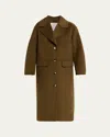 Proenza Schouler Tammy Double-face Wool Coat In Multi