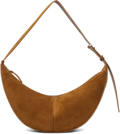 Proenza Schouler Tan Slide Soft Suede Bag In Green