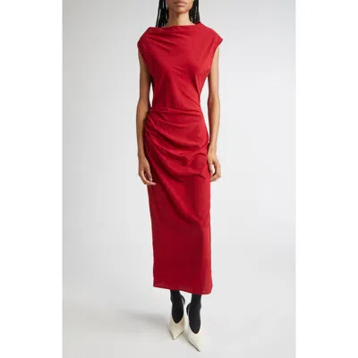 PROENZA SCHOULER PROENZA SCHOULER TASA RUCHED ASYMMETRIC DRESS