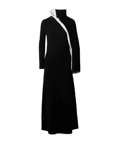 Proenza Schouler Tassel Knit Dress In Black