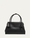 Proenza Schouler Tate Calf Leather Top-handle Bag In Black
