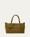 Proenza Schouler Tate Fold-over Flap Leather Shoulder Bag In Tobacco