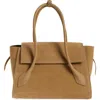 Proenza Schouler Tate East-west Satchel Bag In Nubuck Calfskin In Tobacco