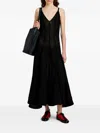 Proenza Schouler Tavia Midi Dress In Black