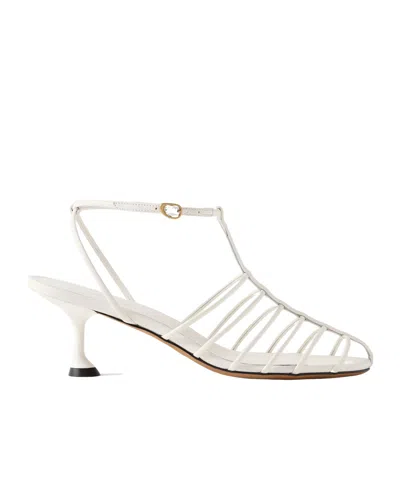 Proenza Schouler Tee Cage High-heeled Sandals In White