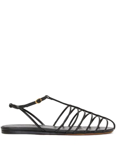 Proenza Schouler Tee Cage Sandals In Black
