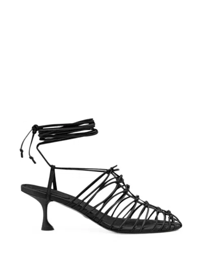 Proenza Schouler Tee Knot Sandals In Nappa In Black