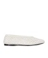 Proenza Schouler Tee Perforated Ballerina Shoes In White