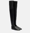 Proenza Schouler Tee Stretch Leather Over-the-knee Boots In Black