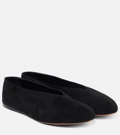 PROENZA SCHOULER TEE SUEDE BALLET FLATS