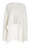 Proenza Schouler Terese Wool-cashmere Knit Sweater In White