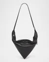 Proenza Schouler Tetra Double-zip Napa Leather Shoulder Bag In Black