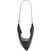 Proenza Schouler Tetra Double-zip Napa Leather Shoulder Bag In Black