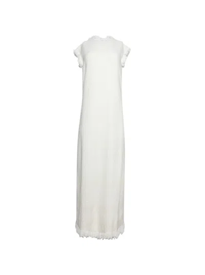 Proenza Schouler Textured Knit Toni Dress Ivory In White