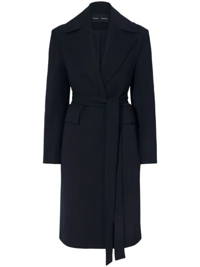 Proenza Schouler Thea Coat In Black
