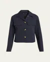 Proenza Schouler Thelma Cotton Linen Suiting Jacket
