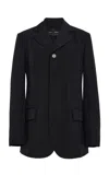 Proenza Schouler Theodora Cotton-wool Jacket In Blue