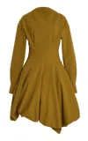 Proenza Schouler Tiana Bi-stretch Cotton-nylon Midi Dress In Olive