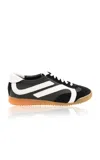 Proenza Schouler Track Leather Sneakers In Black,white